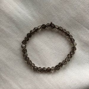 Brown beaded bracelet